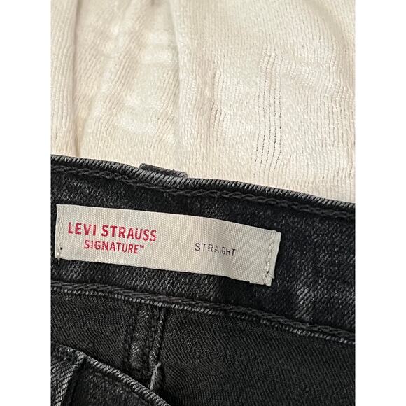 Levi's Signature Athletic Black Jeans Men 34x30 - Picture 3 of 5